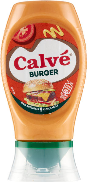 CALVE' SAUCE BURGER TOP DOWN 250 ML (8 in a box)