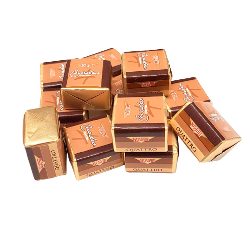 NOVI CREMINO PRALINES CUADRO QUATTRO 150 GR (10 in a box)