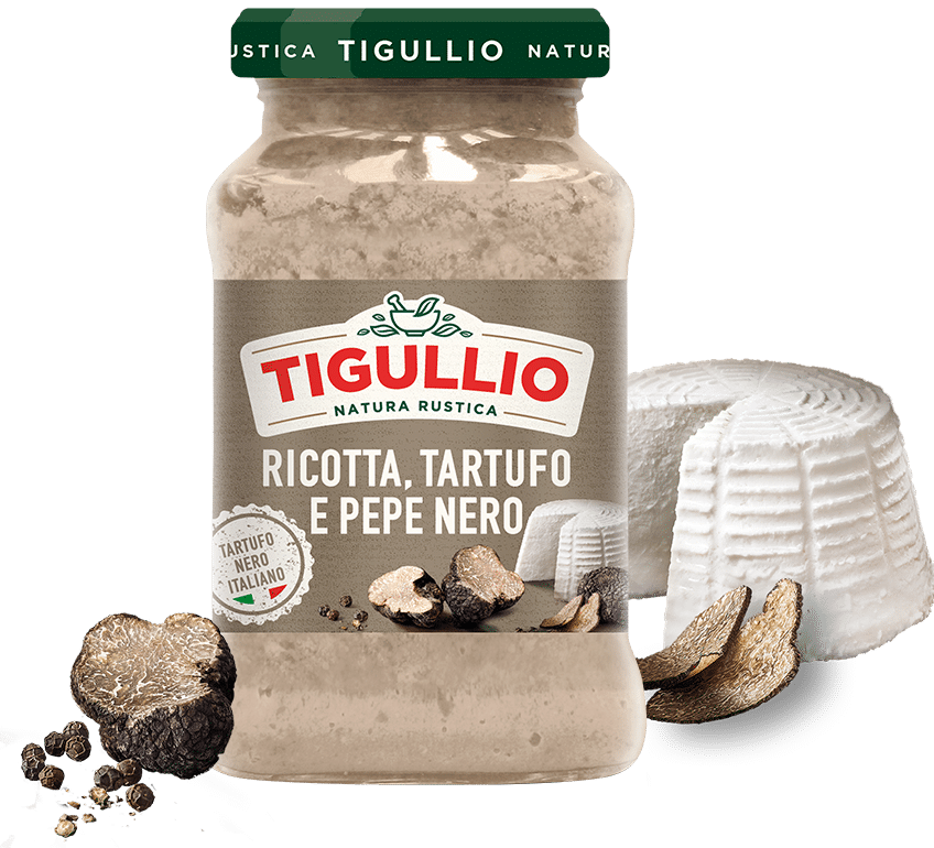STAR TIGULLIO PESTO RICOTTA, TRUFFLE AND BLACK PEPPER 185 GR (12 in a box)