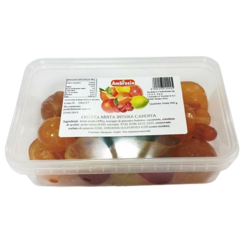 GI. AN. AROMI CRYSTALLIZED FRUIT MIX WHOLE 90 GR (12 in a box)
