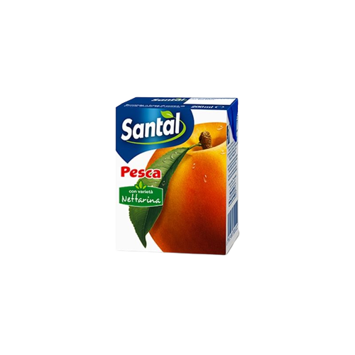 SANTAL NETTARE FRUIT JUICE MINI PEACH BRICK 200 ML X3 (8 IN A BOX)
