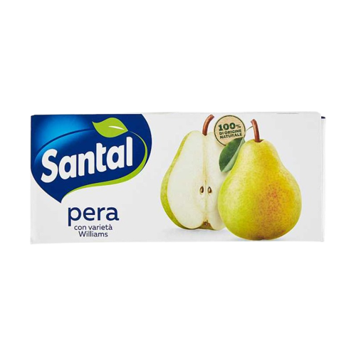 SANTAL NETTARE FRUIT JUICE MINI PEAR BRICK 200 ML X3 (8 IN A BOX)
