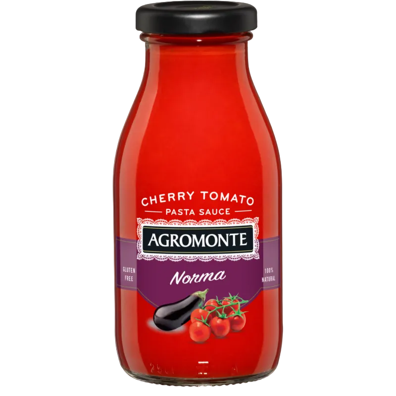 AGROMONTE PASTA SAUCE CHERRY TOMATOES NORMA 280 GR (12 in a box)