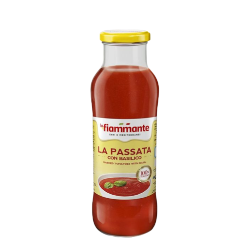 LA FIAMMANTE PASSATA DI POMODORO WITH BASIL 680 GR (12 in a box)