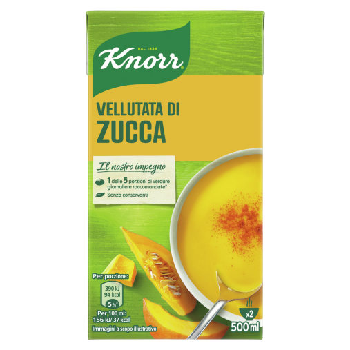 KNORR SOUP VELLUTATA OF PUMPKIN BRICK 500 ML (12 in a box)