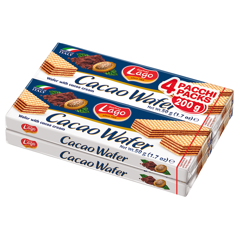 ELLEDI MULTIPACK WAFER COCOA X4 200 GR (32 in a box)