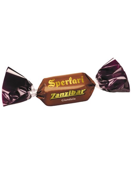 SPERLARI PRALINES TORRONCINI ZANZIBAR GIANDUIA HAZELNUT 117 GR (45 in a box)