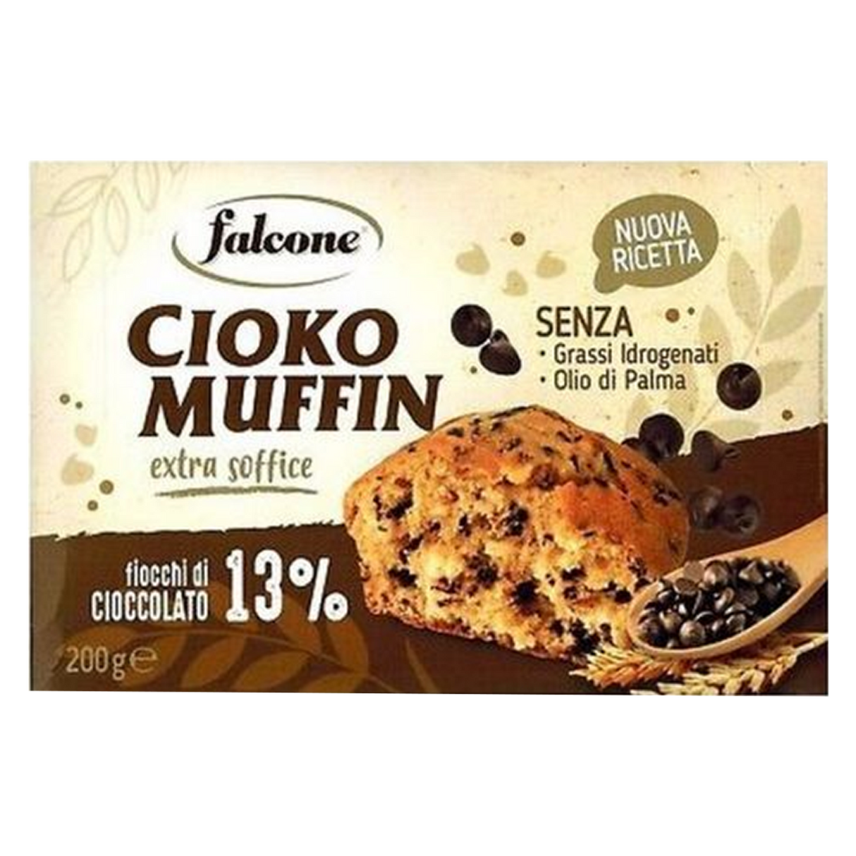 FALCONE MUFFIN CIOKO MILK CHOCOLATE X4 200 GR (10 in a box)