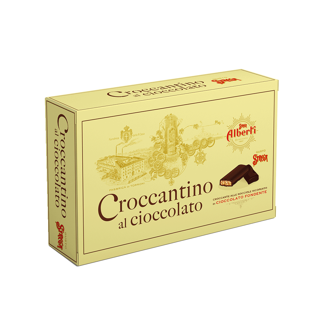 STREGA ALBERTI TORRONE CROCCANTINO LIQUEUR STREGA 300 GR (12 in a box)