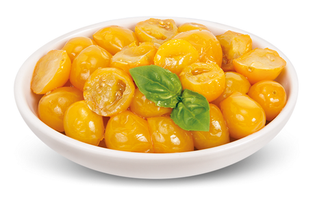 DEMETRA POMODORINI GIALLI IN OIL TIN 750 GR (6 in a box)