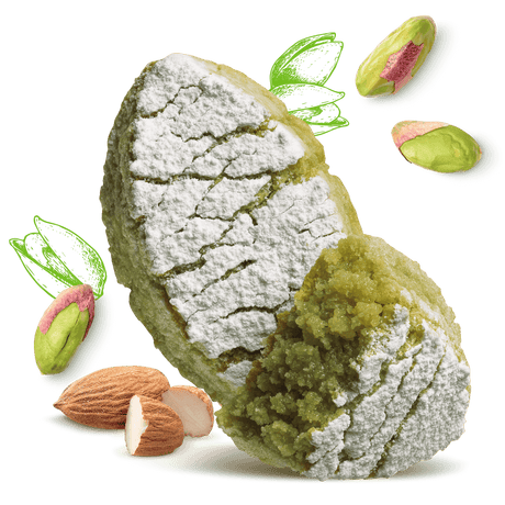 SAPORI BISCOTTI RICCIARELLI PISTACHIO 200 GR (10 in a box)