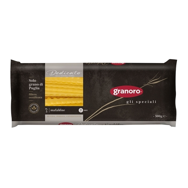 GRANORO PASTA DI SEMOLA MAFALDINE N.5 500 GR (20 in a box)