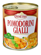 DEMETRA POMODORINI GIALLI IN OIL TIN 750 GR (6 in a box)