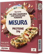 MISURA PROTEIN SNACK BARS DARK CHOCOLATE X4 120 GR (10 in a box)