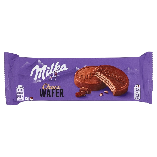 MILKA WAFER CHOCOWAFER 180 GR (18 in a box)