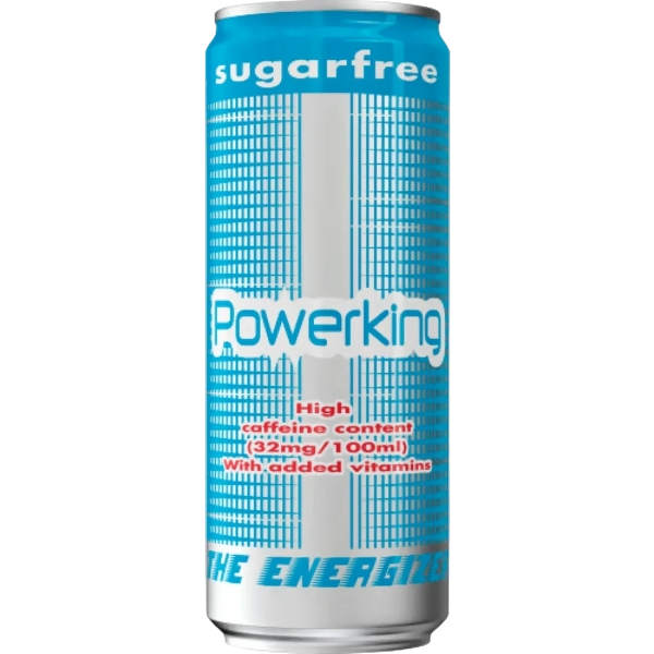 POWERKING ENERGY DRINK ZERO CANS 250 ML (24 in a box)