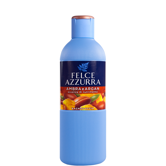 FELCE AZZURRA SHOWER BATH AMBRA E ARGAN 650 ML (12 in a box)