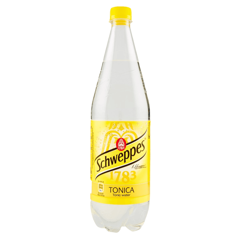 SCHWEPPES TONIC WATER PET 1 LT (6 IN A BOX)