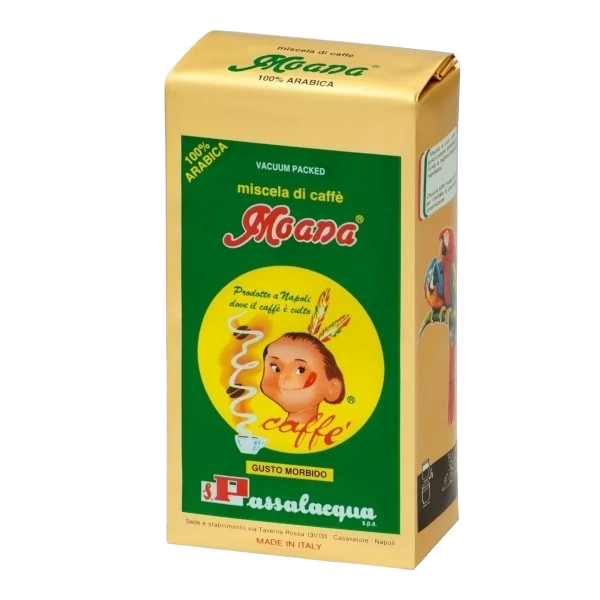PASSALACQUA COFFEE GROUND MOANA 250 GR (12 in a box)