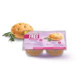 BAULI BREAD FOCACCINE WITH ROSEMARY GLUTEN FREE X4 300 GR (6 in a box)