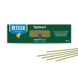 DE CECCO PASTA DI SEMOLA WITH SPINACH SPAGHETTI N.12 500 GR (20 in a box)