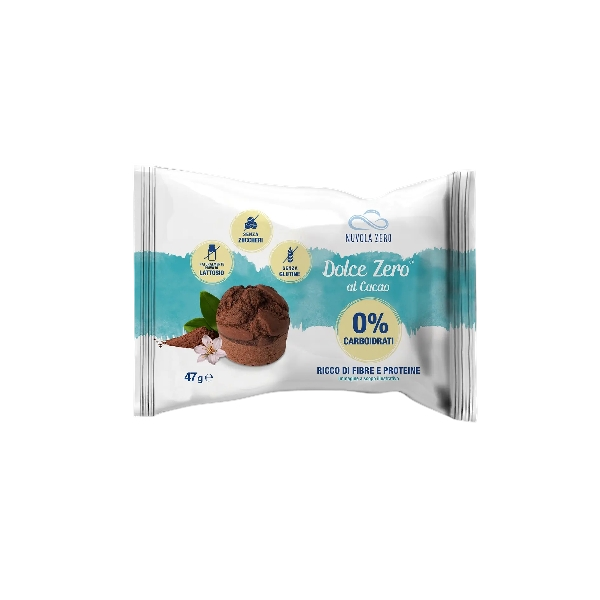 NUVOLA ZERO MUFFIN COCOA 0% CARBS GLUTEN FREE 47 GR (10 in a box)
