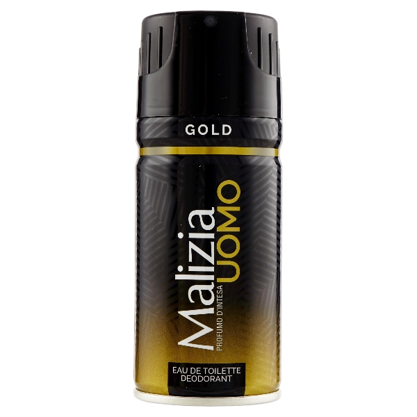 MALIZIA DEO PARFUM MAN GOLD SPRAY 150 ML (12 in a box)