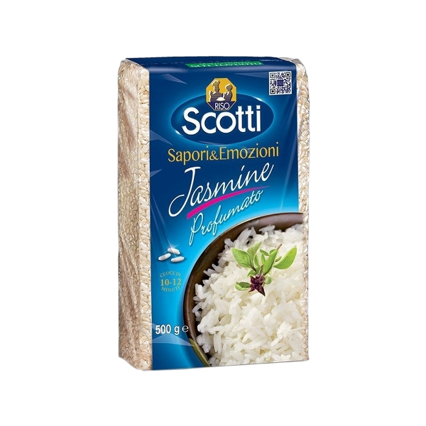 SCOTTI RICE JASMINE PROFUMATO 500 GR (12 in a box)