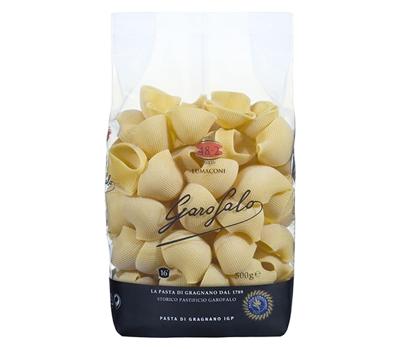 GAROFALO PASTA DI GRAGNANO IGP FORMATI SPECIALI LUMACONI 500 GR (12 in a box)