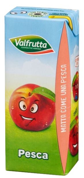 VALFRUTTA NETTARE FRUIT JUICE PESCA BRICK 200 ML X6 (4 in a box)