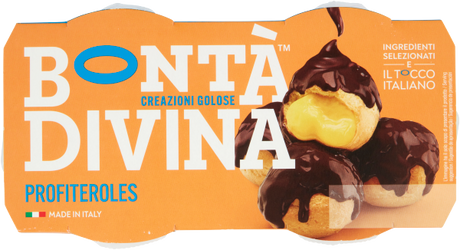 BONTA' DIVINA DESSERT PROFITEROLES X2 180 GR (4 in a box)