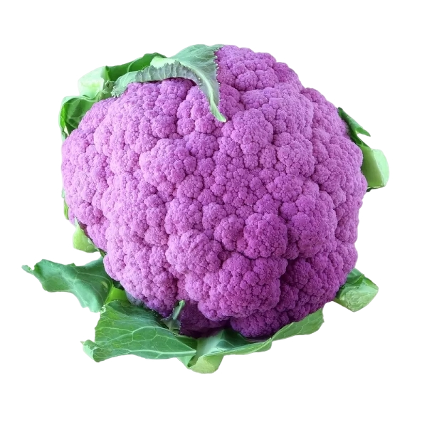 FRESH VEGETABLES CAULIFLOWER PURPLE £3.88 AL KG (APPROX 8.25 KG) - ONLY LONDON AREA