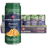 SAN PELLEGRINO ARANCIATA AMARA CANS 330 ML (24 in a box)