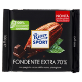 RITTER SPORT CHOCOLATE BAR DARK EXTRA 70% 100 GR (9 in a box)