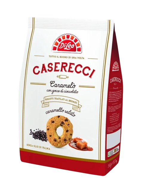 DI LEO CASERECCI BISCOTTI CARAMELO' 400 GR (8 in a box)