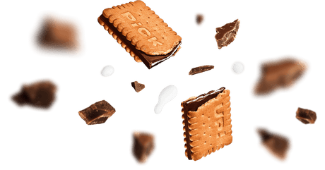 BAHLSEN BISCOTTI PICK UP CHOCO & MILK X4 112 GR (20 in a box)
