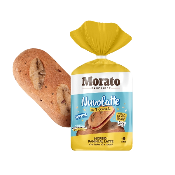 MORATO BREAD NUVOLATTE 7 CEREALI X6 240 GR (10 in a box)