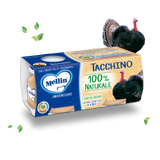 MELLIN HOMOGENIZED MEAT TURKEY 80 GR X2 (12 in a box)