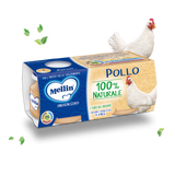 MELLIN HOMOGENIZED MEAT CHICKEN 80 GR X2 (12 in a box)