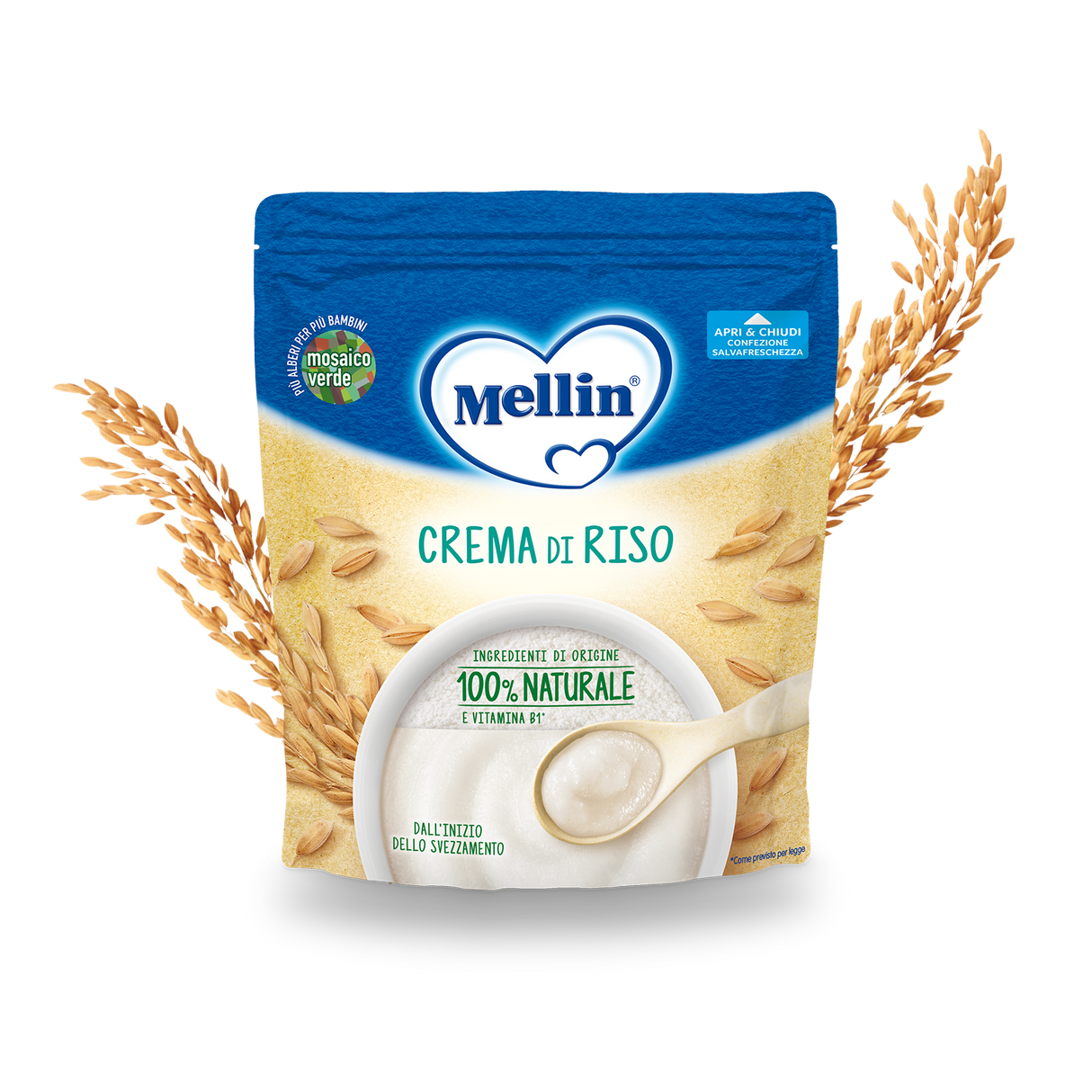 MELLIN CREAM OF RICE 250 GR (5 in a box)