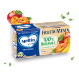 MELLIN HOMOGENIZED FRUIT MIX OF FRUITS 100 GR X2 (12 in a box)