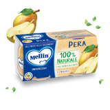 MELLIN HOMOGENIZED FRUIT PEAR 100 GR X2 (12 in a box)