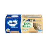 MELLIN HOMOGENIZED FISH PLATESSA 80 GR X2 (12 IN A BOX)
