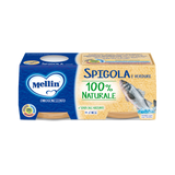 MELLIN HOMOGENIZED FISH SPIGOLA 80 GR X2 (12 IN A BOX)