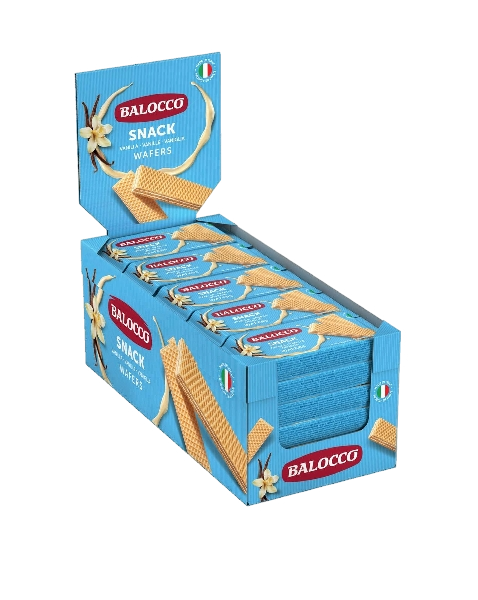 BALOCCO EXPO WAFER VANILLA MILK 45 GR X30 (1 in a box)