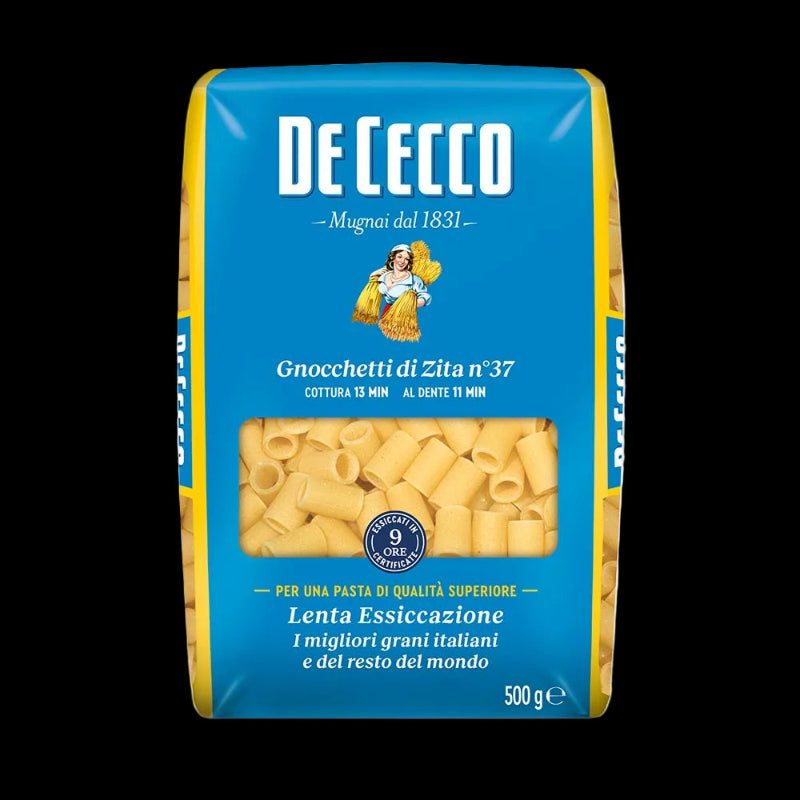 DE CECCO PASTA DI SEMOLA GNOCCHI DI ZITA N.37 500 GR (24 in a box)