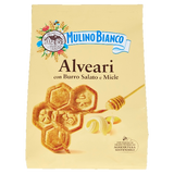 MULINO BIANCO BISCOTTI ALVEARI SALTED BUTTER AND HONEY 600 GR (12 in a box)