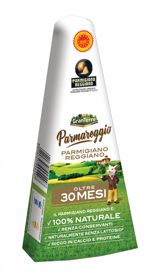 PARMAREGGIO CHEESE PARMIGIANO REGGIANO 30 MONTHS 150 GR (14 in a box)