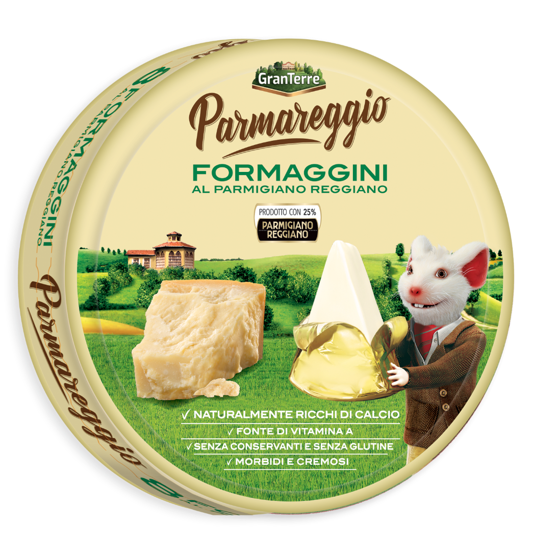 PARMAREGGIO CHEESE SNACK FORMAGGINI X8 140 GR (12 in a box)