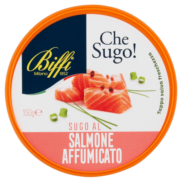 BIFFI FRESH PASTA SAUCE SMOKED SALMON 150 GR (6 in a box)